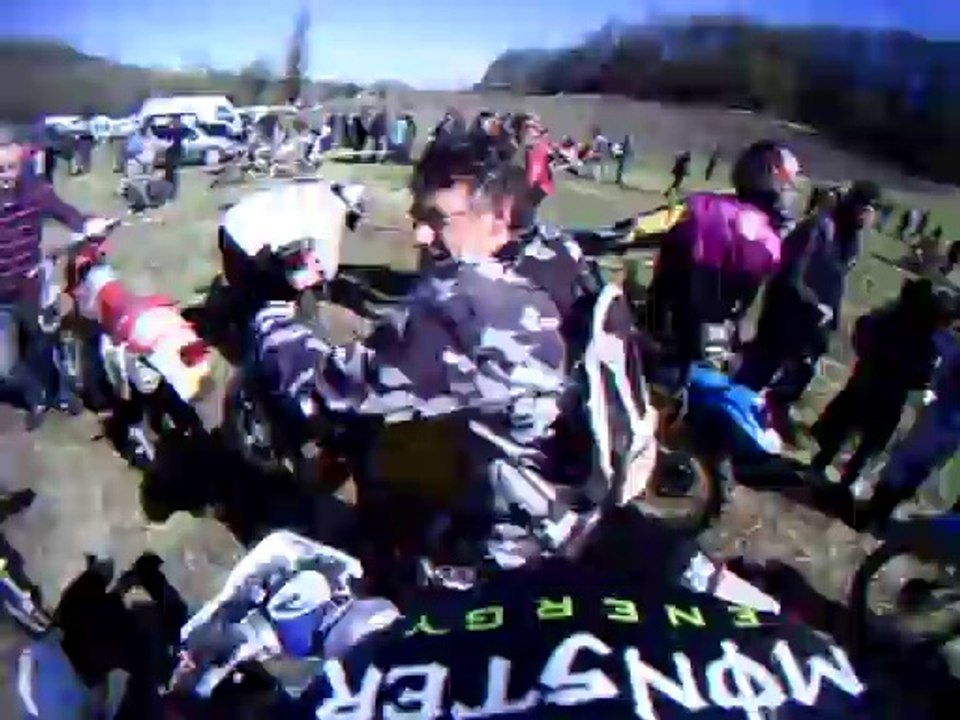 Cagiva WRX 125 1983 on board en spéciale.