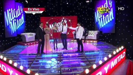 El beso de Isabel en Mitad y Mitad