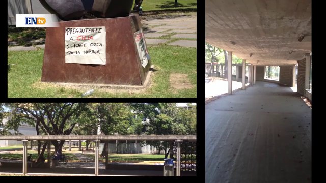 UCV sin actividades académicas y con mensajes de protesta