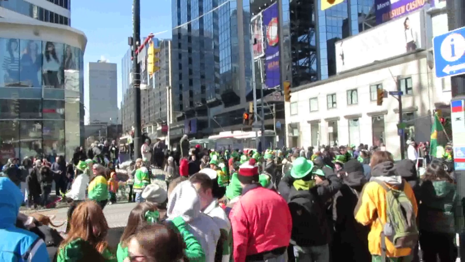 ⁣St. Patrick's Parade in Toronto