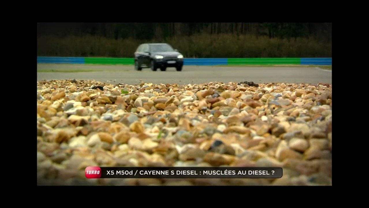 Comparatif : BMW X5 M50d / Porsche Cayenne S Diesel (Emission Turbo du 16/03/2014)