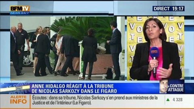 19H Ruth Elkrief - Édition spéciale: Anne Hidalgo réagit à la tribune de Nicolas Sarkozy dans Le Figaro - 20/03