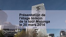 Présentation de l'étage témoin de la tour Majunga