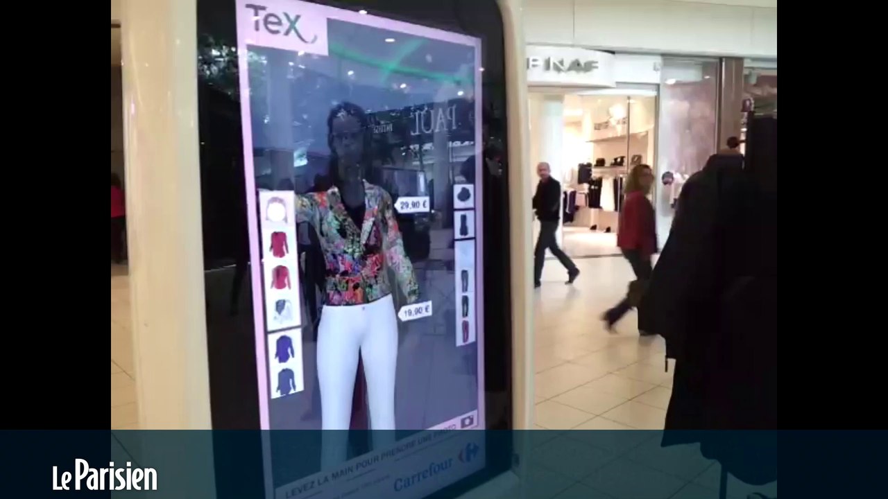 Plus besoin de se déhabiller avec la cabine d'essayage virtuelle