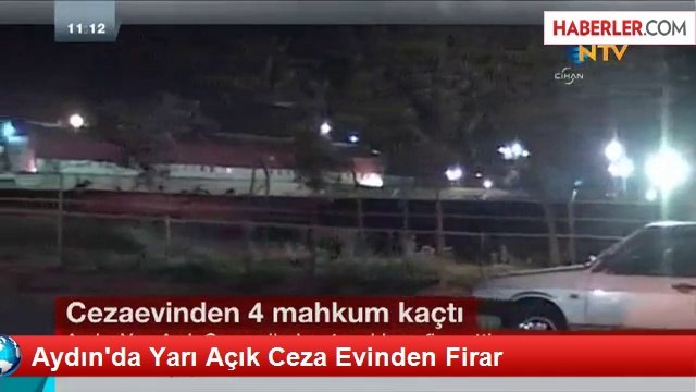 Aydın'da Yarı Açık Ceza Evinden Firar