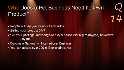 Why Does a Pet Business Need Its Own Product?