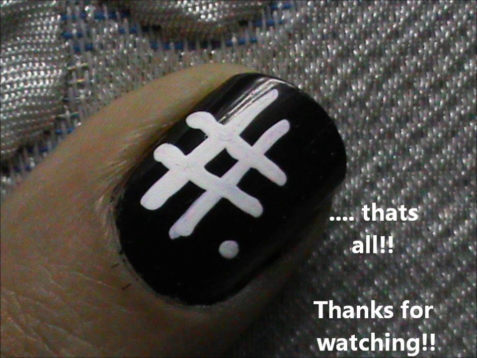 ONE MINUTE easy nail art-easy nail art designs for beginners- short nails designs tutorials