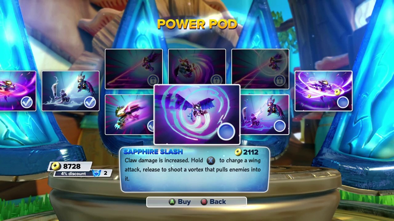 Skylanders Swap Force - Scratch Sapphire Upgrade Path Top Path 1080P