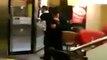 Violent fight in McDonald's restaurant with tear gas! Doors are broken!