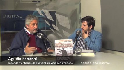 Agustín Remesal, autor de 'Por tierras de Portugal, un viaje con Unamuno'. 20-3-2014