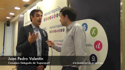 Juan Pedro Valentín y Manu Carreño. Presentación de Supersport. 20-3-2014