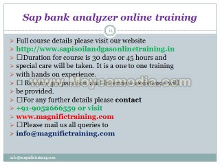 sap bank analyzer online training