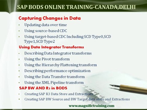 Sap BODS Overview%bods Online Training% BODS classes&certification @DELHI,BANGALORE