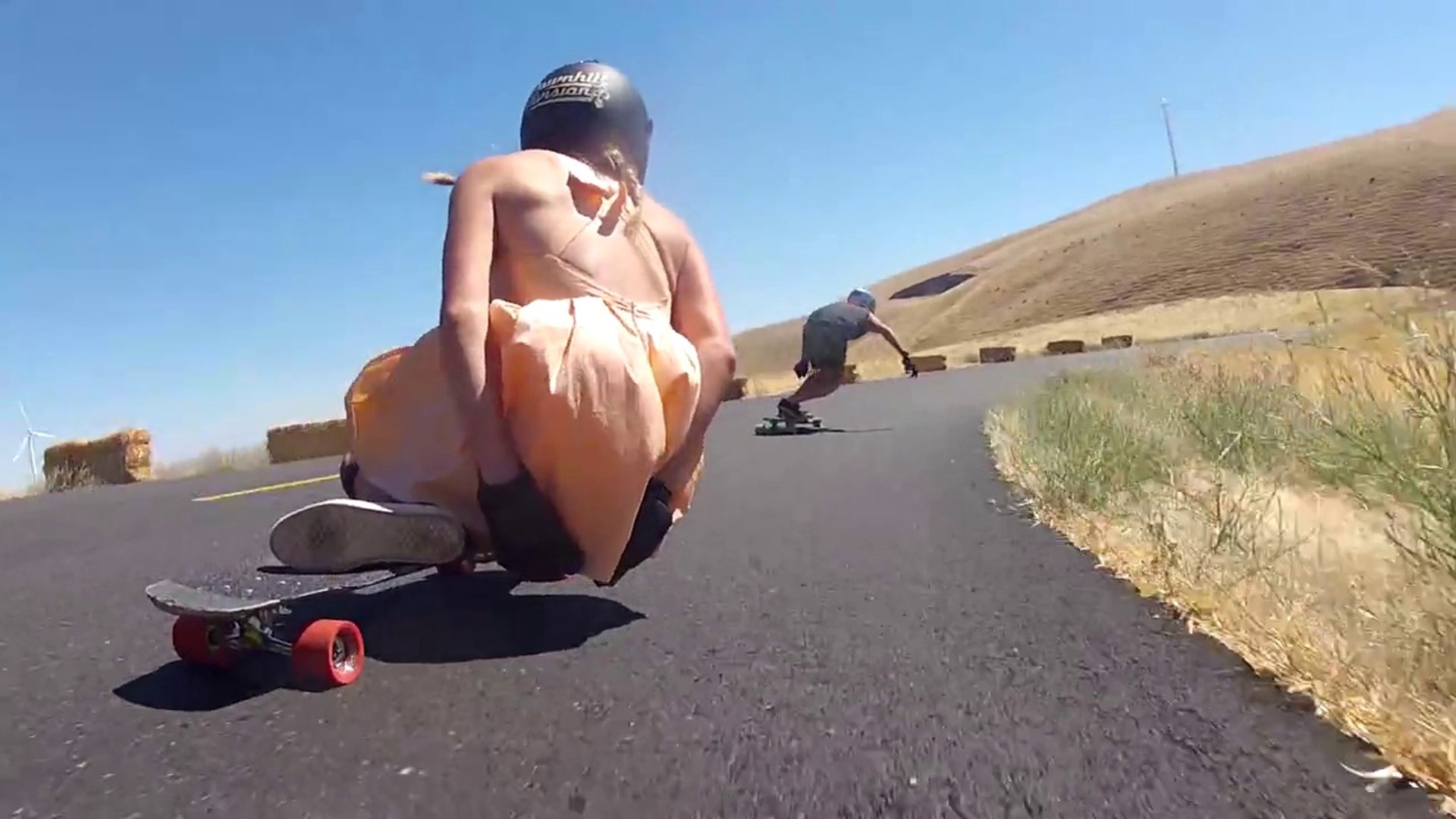 Naked Skateboard Girl