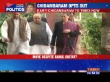 P Chidambaram opts out & BJP scoffs