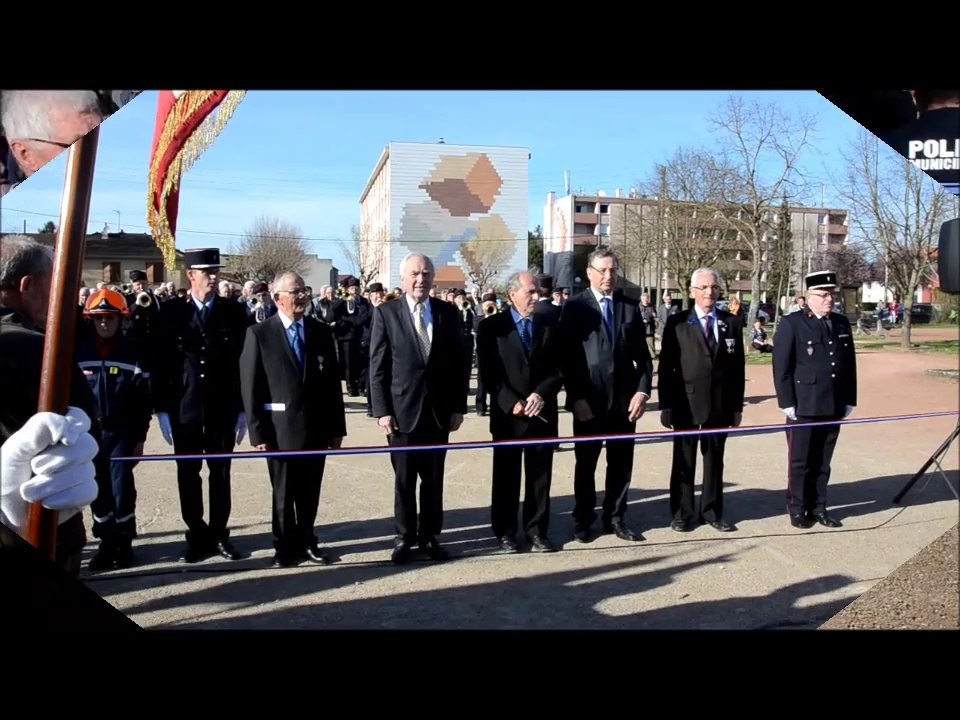 19 mars 2014. Pont-de-Vaux. Inauguration de la stèle.