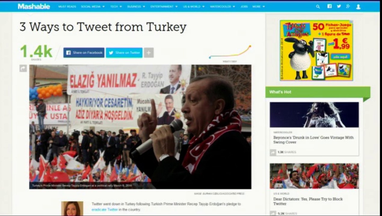 Turquía bloquea Twitter