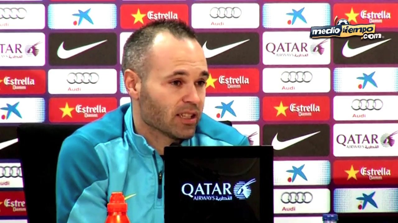 Tenemos que jugar un partido perfecto: Iniesta