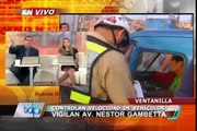 Municipios y Sutran realizan operativo de control de velocidad en Av. Néstor Gambetta