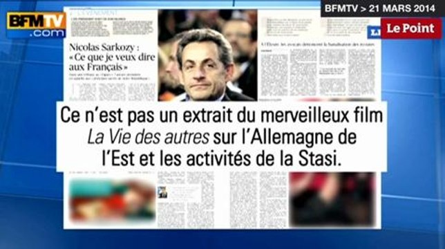 Le Point politique de la semaine : écoutes de Sarkozy, l'ex-président déclare la guerre au PS
