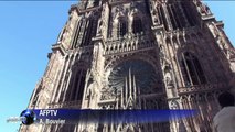 Strasbourg: le rayon vert de la cathédrale attire les foules