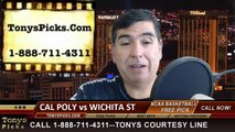 Wichita St Shockers vs. Cal Poly Mustangs Pick Prediction NCAA Tournament College Basketball Odds Preview 3-21-2014