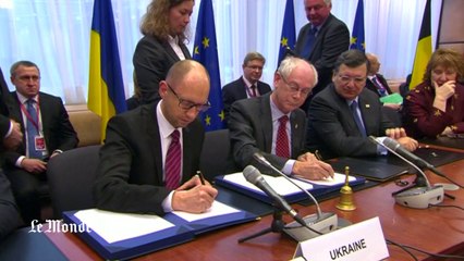 L'Ukraine signe un accord historique avec l'UE