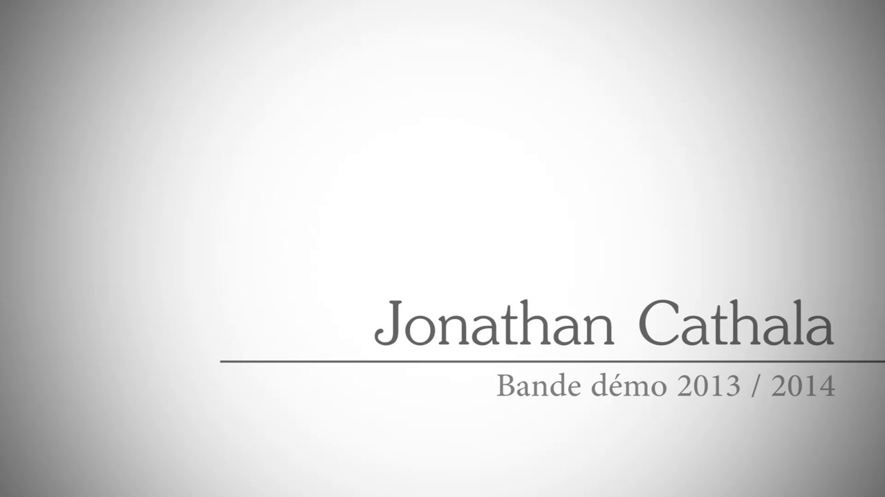 Bande Démo Cadreur Jonathan Cathala 2013/2014