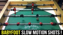 Babyfoot (Kicker) : Slow Motion Nico's Shots ! - High Speed