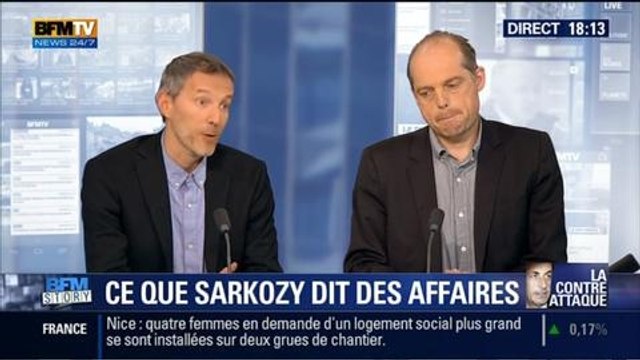 BFM Story: La contre-attaque de Nicolas Sarkozy au sujet des écoutes téléphoniques: les écoutes sont un moyen d'investigation comme les autres , Gérard Davet - 21/03