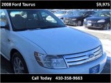 2008 Ford Taurus Used Cars for Sale Baltimore Maryland