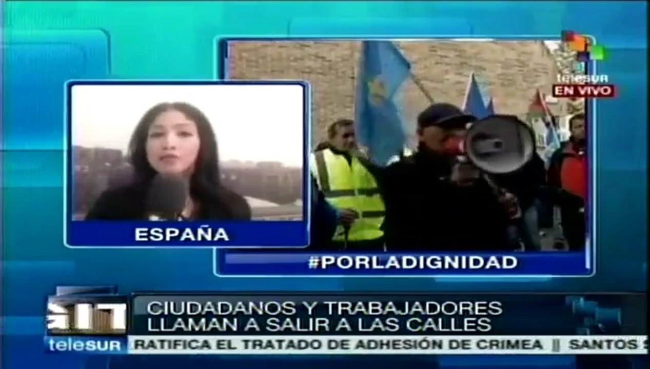 Cada vez más españoles se únen a las Marchas por la Dignidad