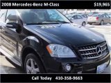 2008 Mercedes-Benz M-Class Used SUV for Sale Baltimore Maryland