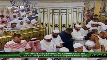 21st March 2014 Madeenah 'Isha led by Sheikh Hudhaify