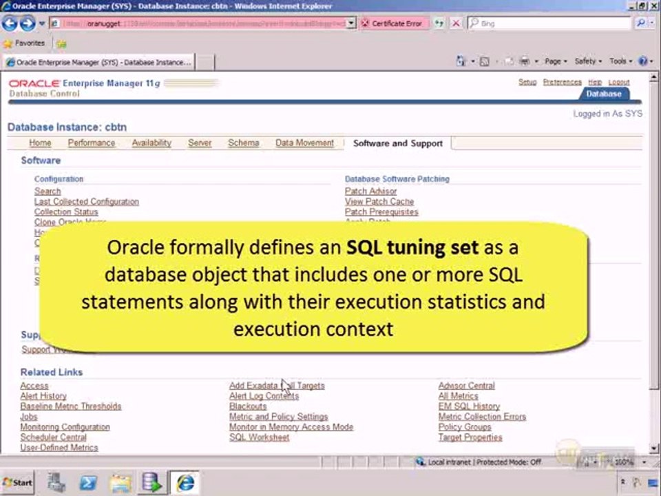 16.Oracle DB 11g DBA II  -  Managing Database Performance