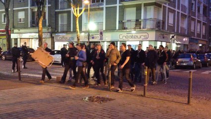 Les supporters du FCL en route pour le stade