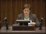 Poseł Bożena Szydłowska - Wystąpienie z dnia 20 marca 2014 roku.