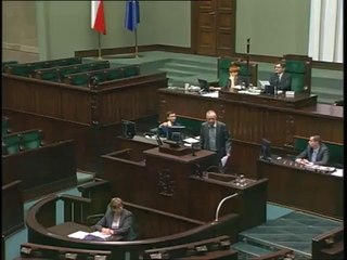 Poseł Wincenty Elsner - Wystąpienie z dnia 20 marca 2014 roku.