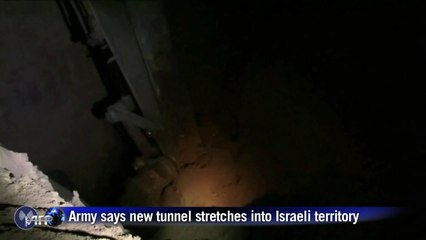 Israel says Gaza 'terrorist' tunnel discovered