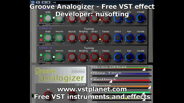 Free VST - Groove Analogizer (drum synthesizer) - vstplanet.com
