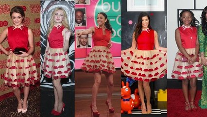 Lip-Covered Dress Worn By Celebrities Ages 14 to 43