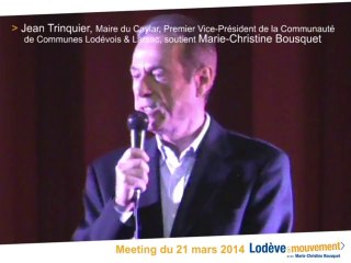 Jean Trinquier soutient Marie-Christine Bousquet