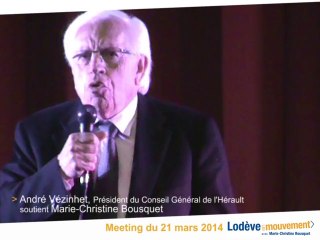 André Vezinhet soutient Marie-Christine Bousquet