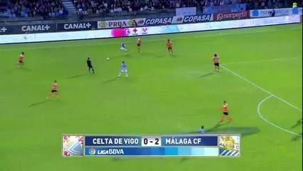 Celta Vigo 0 Málaga 2