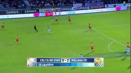 Celta de Vigo 0  Málaga 2
