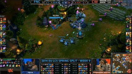 LCS EU W9D2 Game 4 FNC vs CW