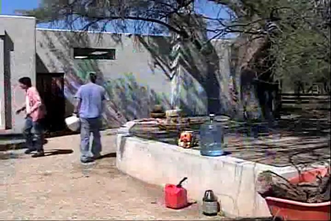 Joe  + Web Slate 9-27-07  Ranch Road   X-9 Ranch Vail AZ