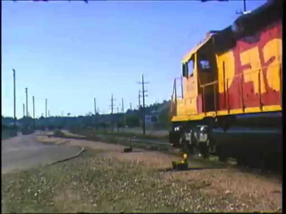TugsFan67, And Conor O'Connell (Me.) Were Just Some Been To The Chased By The Evil ATSF Santa Fe # 3751, With The Evil ATSF Santa Fe Diesel Locomotives, And The Evil BNSF Diesel Locomotives. =3