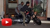 Siddharth Malhotra Goes Out Of Control | Crashes Bike Outside Karan Johar's House