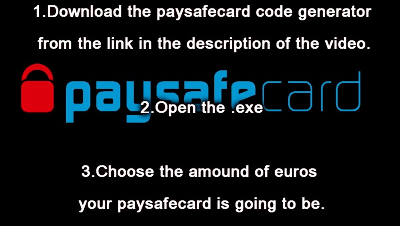 [Free] PaysafeCard Code Generator [2014]